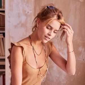 Sezane T-shirt Lys Size S